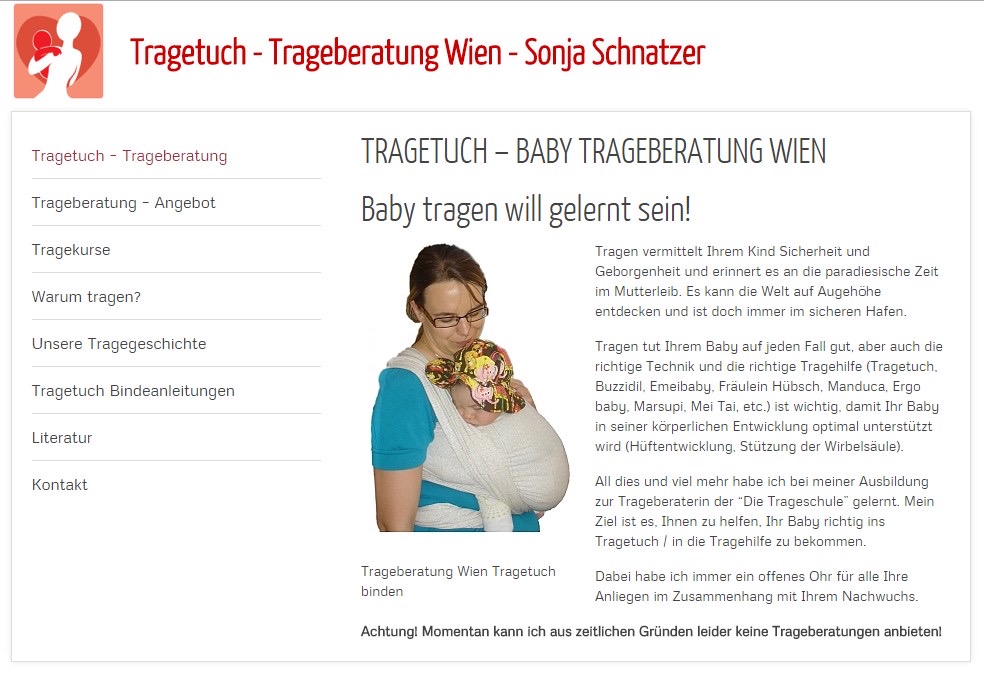 Trageberatung Wien Sonja Schnatzer